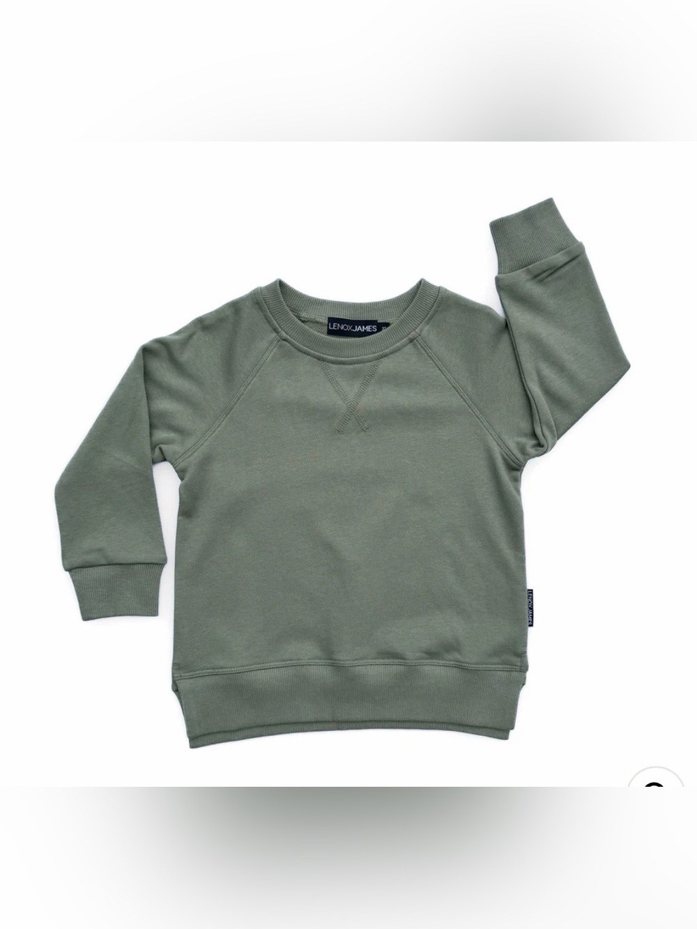 Lenox James Olive Green Crewneck Sweatshirt